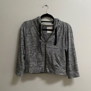 Gilly Hicks Sleep Zip Up Quarter Sleeve Hoodie S